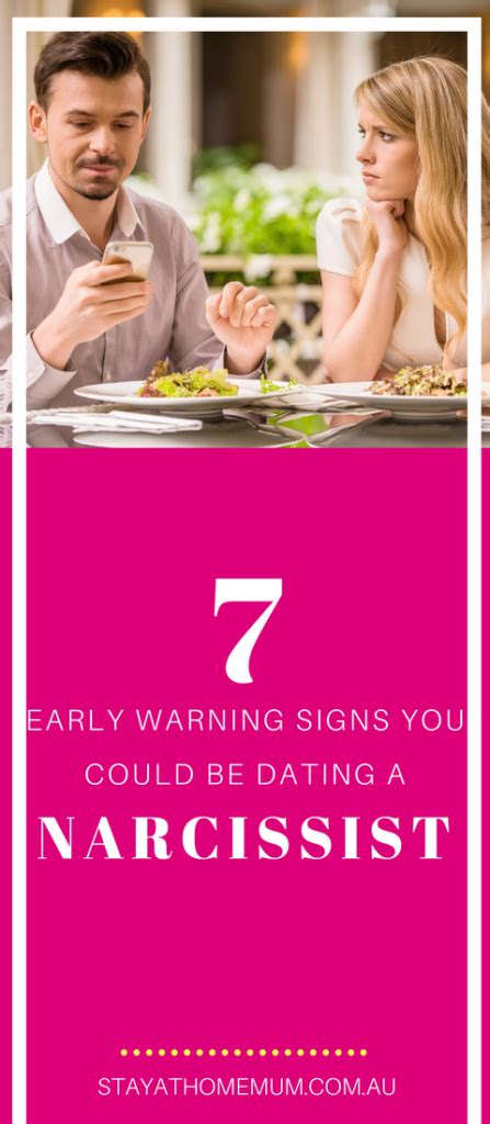 early warning signs dating narcissist